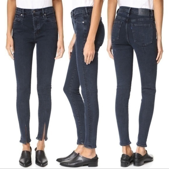 Levi's Made & Crafted Silver High Rise Skinny Jean - Picture 1 of 10